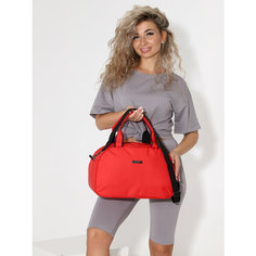 Сумка спортивная Capline, 10 л, 13х22х36 см, ручная кладь, красный