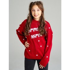 Джемпер АЙVА, размер 140, красный