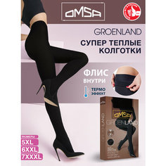 Колготки Omsa GROENLAND, 200 den, размер 5, nero