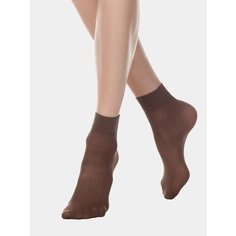 Носки Conte elegant, комплект, 40 den, 2 пары, размер 23-25(36-39), коричневый