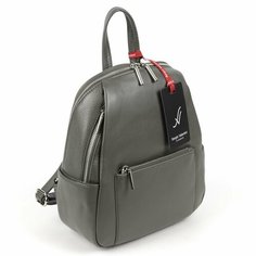 Рюкзак Sergio Valentini, фактура гладкая, серый