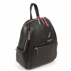 Рюкзак Sergio Valentini, фактура гладкая, темно-коричневый