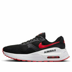 Кроссовки NIKE Air Max SYSTM, размер 10.5 US, черный/красный