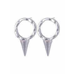 Серьги OTOKODESIGN, серебристый