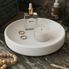 Подставка для украшений MUSKO, 19х3.5х19 см, , белый