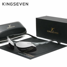 Солнцезащитные очки KINGSEVEN, серебристый
