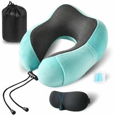 Подушка для шеи Mejicar, 4 шт., размер M, light blue