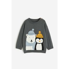 Джемпер H&M, размер 86, серый