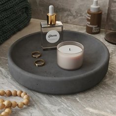 Подставка для украшений MUSKO, 19х3.5х19 см, , черный