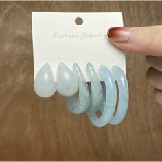 Серьги, бирюзовый Fashion Earrings