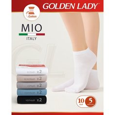 Носки Golden Lady, комплект, 10 пар, размер 35-38, мультиколор