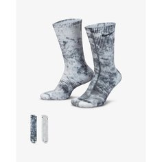 Носки NIKE, комплект, 2 пары, размер M, серый