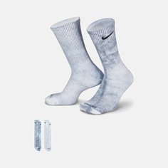 Носки NIKE, комплект, 2 пары, размер M, мультиколор