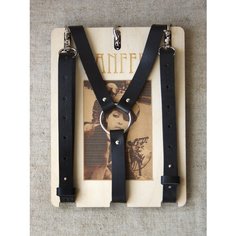 Подтяжки PANFFF, размер 126, черный