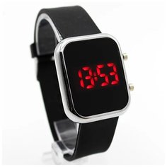 Наручные часы LED Watch, серебристый