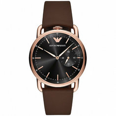 Наручные часы EMPORIO ARMANI Aviator, коричневый