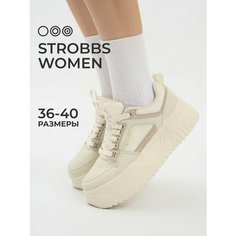 Кроссовки STROBBS, размер 39, beige