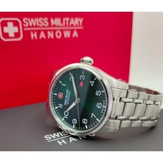 Наручные часы Swiss Military Hanowa, зеленый