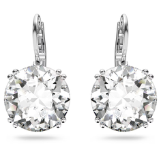 Серьги SWAROVSKI, кристаллы Swarovski, серебристый