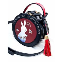 Сумка таблетка BeiBaoBao, фактура матовая, черный