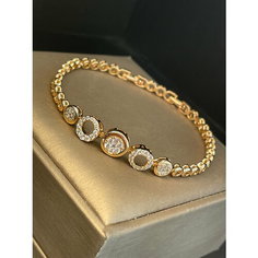 Браслет-цепочка XUPING JEWELRY, циркон, размер 19 см