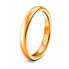 Кольцо обручальное FJ Fallon Jewelry, размер 18, золотой