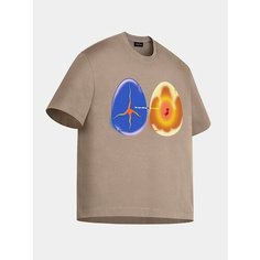 Футболка MADFRENZY Eggs Tee, размер S, бежевый