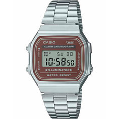 Наручные часы CASIO, коричневый/серебряный