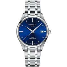 Наручные часы Certina Urban, синий/серебряный