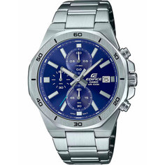 Наручные часы CASIO Edifice, серебристый синий