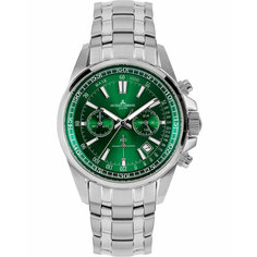 Наручные часы JACQUES LEMANS Sport, зеленый/серебряный