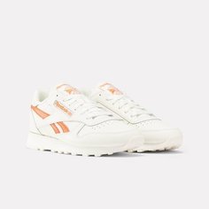 Кроссовки Reebok Classic Leather, размер 9 US, CHALK/TER/CHALK