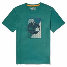Футболка Timberland, размер S, зеленый
