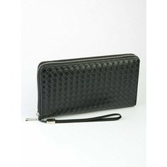 Портмоне Skin, фактура лаковая, black