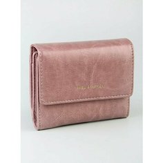 Кошелек Skin, фактура гладкая, розовый
