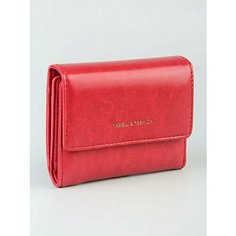 Кошелек Skin, фактура гладкая, красный