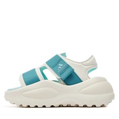 Сандалии adidas, размер 2.5 UK, OWHITE/CLAQUA/ARCFUS