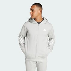 Олимпийка adidas Future Icons 3-Stripes Full Zip, размер M, , grey two