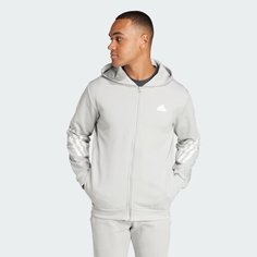 Олимпийка adidas Future Icons 3-Stripes Full Zip, размер L, , grey two
