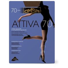 Колготки Omsa Attiva, 70 den, размер 6, caramello