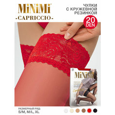 Чулки MiNiMi Capriccio, 20 den, размер 3-4, rosso