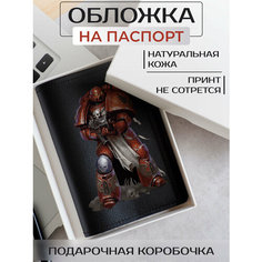 Обложка для паспорта RUSSIAN HandMade, черный
