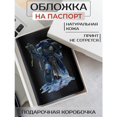 Обложка для паспорта RUSSIAN HandMade, черный