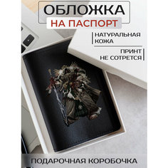 Обложка для паспорта RUSSIAN HandMade, черный