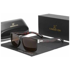 Солнцезащитные очки KINGSEVEN, коричневый