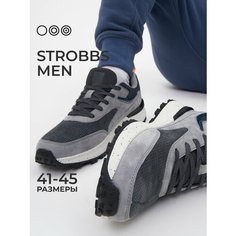 Кроссовки STROBBS, размер 44, grey/black