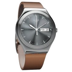 Наручные часы swatch, коричневый
