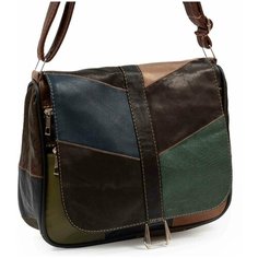Сумка кросс-боди , фактура гладкая, коричневый Unvers Leather Istanbul
