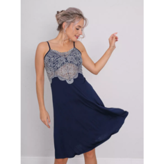 Сорочка Текстильный Край, размер 52, синий