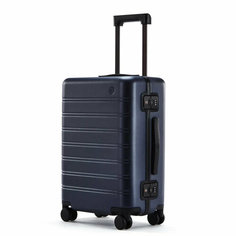 Чемодан-самокат NINETYGO Manhattan Frame Luggage, 39 л, размер 20", темно-синий